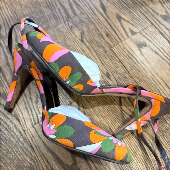 Kate Spade Y2K Floral Heels, Size 8.5 - Picture 2 of 13